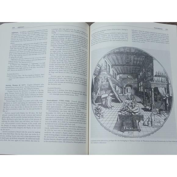 The Encyclopedia of Magic and Alchemy Rosemary Ellen Guiley Occult Book‎ - Picture 3 of 5